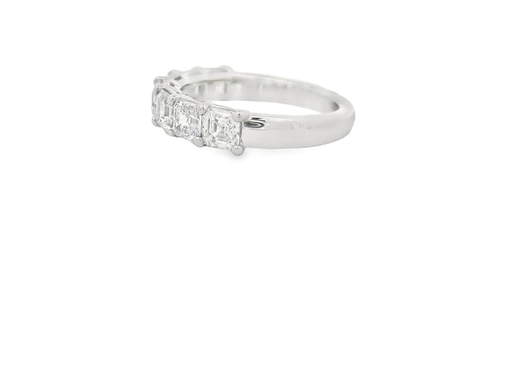 2.23CTW ASSCHER LAB DIAMOND BAND