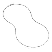 STERLING SILVER ROPE CHAIN 22"