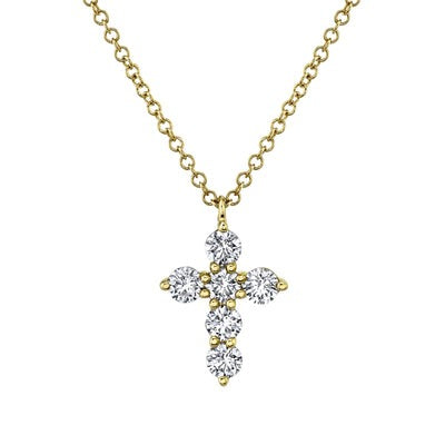 Shy Creation - Diamond Cross Pendant