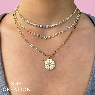 SHY CREATION - DIAMOND STAR PENDANT