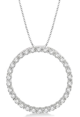 ASHI - CIRCLE OF LOVE DIAMOND NECKLACE