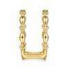Alloy Yellow Plated Bujukan Clover And Marquise Smart Ring Enhancer