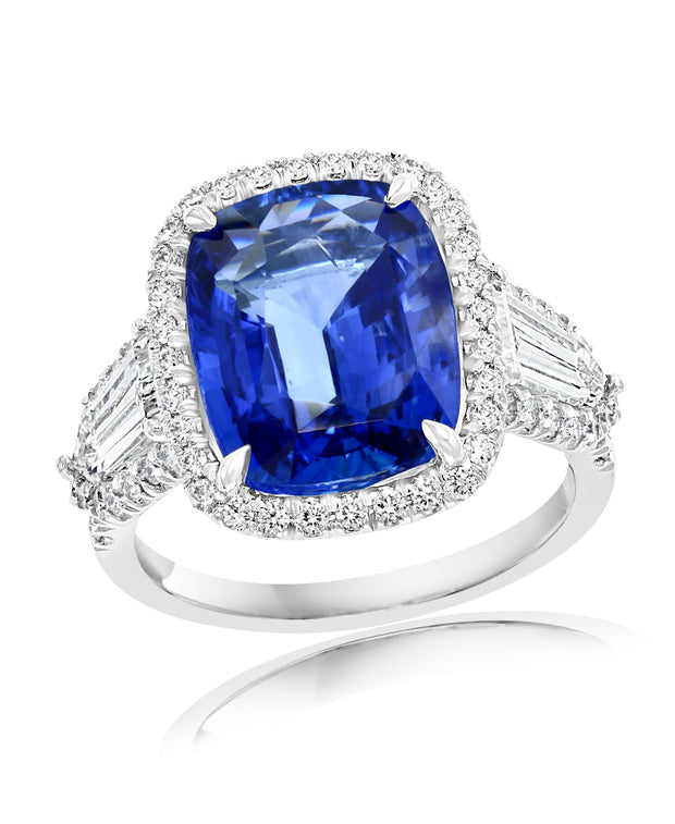 Sapphire & Diamond Ring