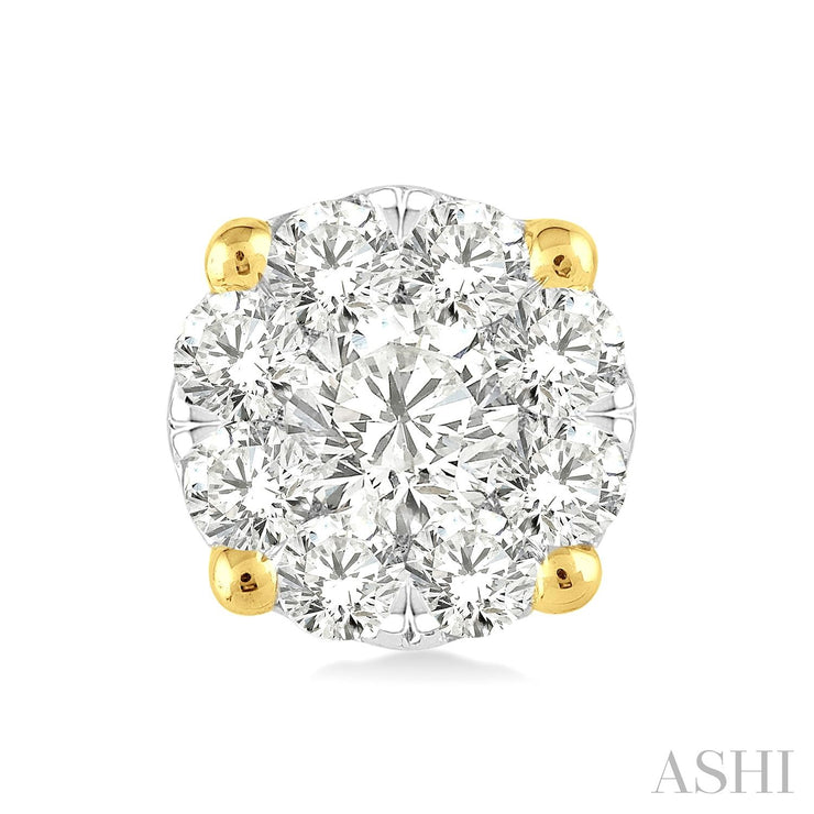 ASHI - 1/4 CARAT LOVEBRIGHT ESSENTIAL DIAMOND STUD EARRINGS