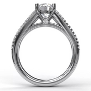 FANA - DIAMOND THREE ROW ENGAGEMENT RING