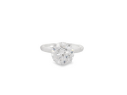 Hidden Halo Diamond Engagement Ring – 3 Ct Round Center