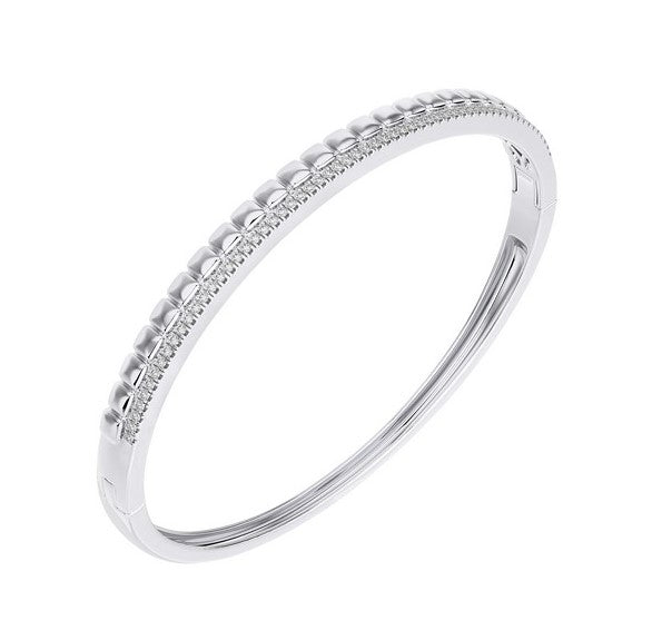 Diamond Bangle Bracelet - 1/3 Ct