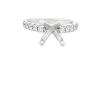DIAMOND CATHEDRAL ENGAGMENT RING 0.60CTW