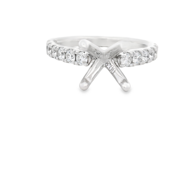 DIAMOND CATHEDRAL ENGAGMENT RING 0.60CTW