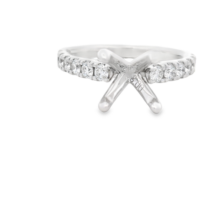 DIAMOND CATHEDRAL ENGAGMENT RING 0.60CTW
