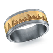 ?GOLD & TANTALUM MARDINI WEDDING BAND