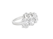 Oval Diamond 7 Stone Band