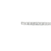 Baguette & Round Diamond Wedding Band