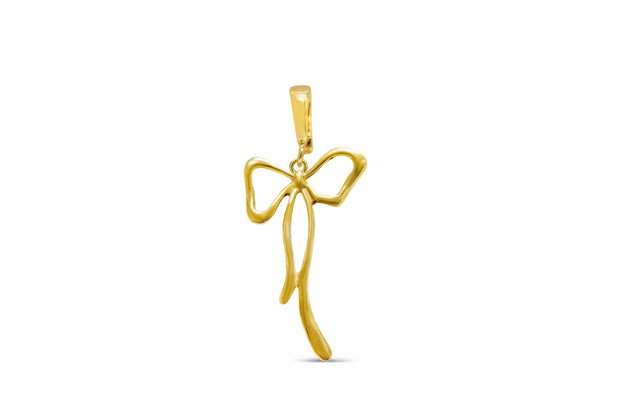 CHARM ERA - Elongated Bow - Gold