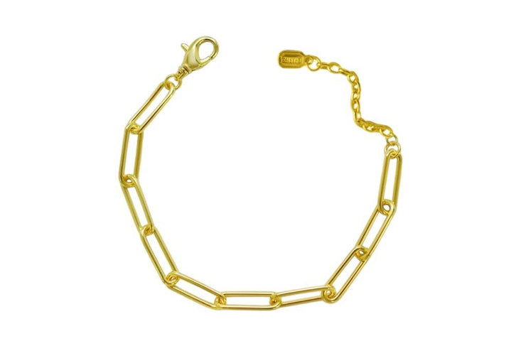 CHARM ERA - DIY Paperclip Bracelet - Gold