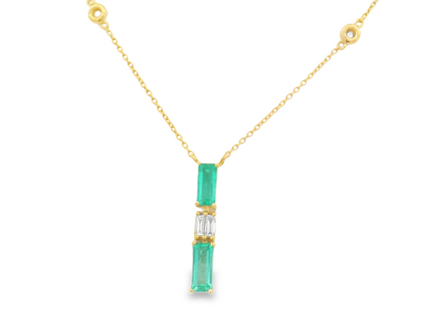 Emerald & Diamond Pendant