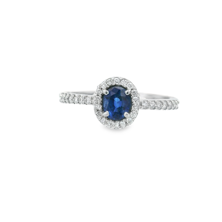 TANZANITE & DIAMOND RING