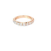 FRENCH PAVE DIAMOND WEDDING BAND – 1.00 TCW