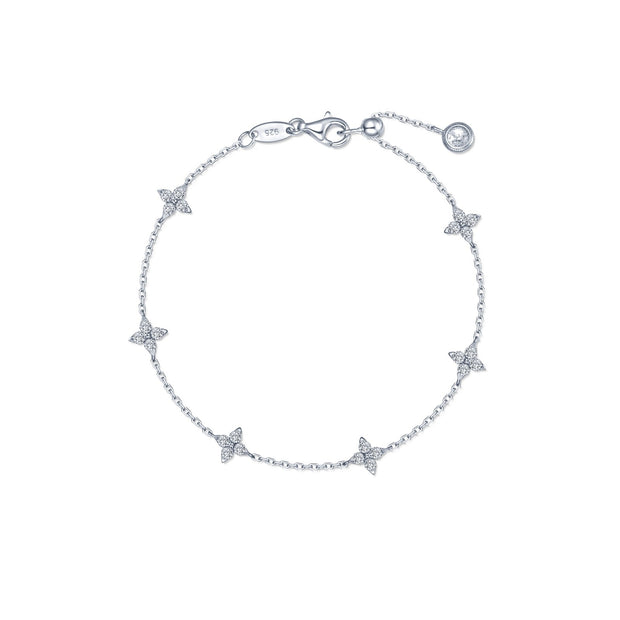 Lafonn - Silver Flower Bracelet