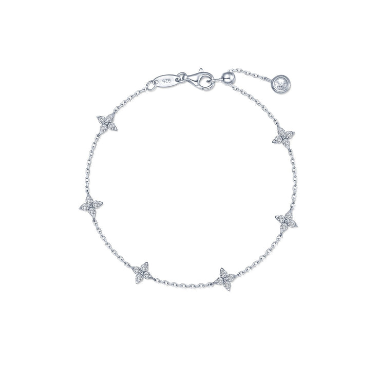Lafonn - Silver Flower Bracelet