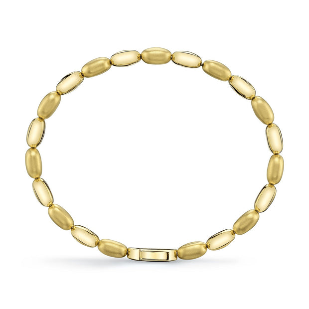 Shy Creation - YELLOW GOLD MATTE BANGLE