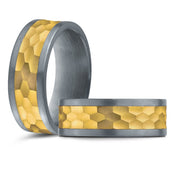 Yellow Gold & Tantalum Mardini Wedding Band