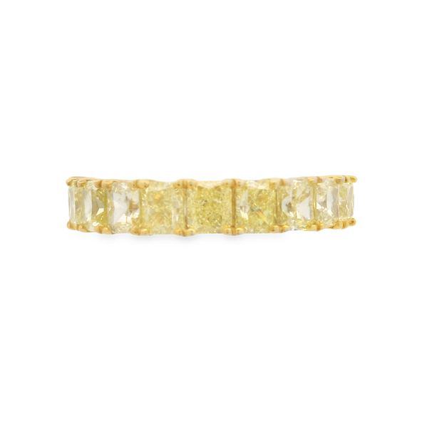 Yellow Diamond Band - 3 Ct