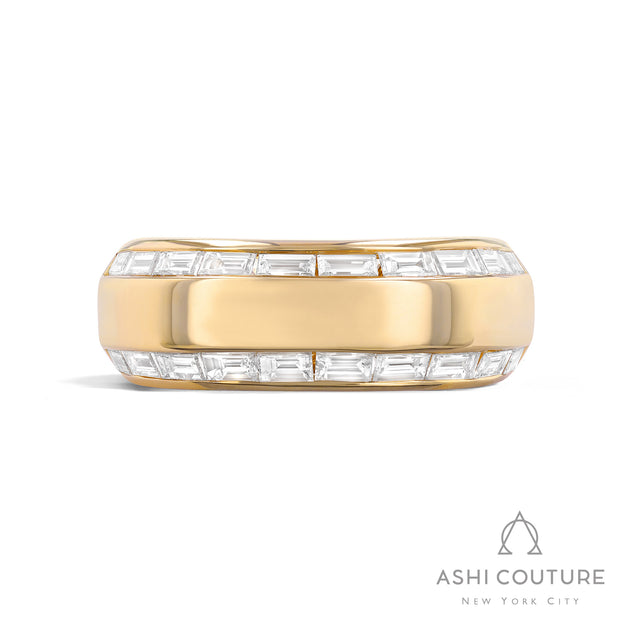 Couture Duchess Baguette Wide Diamond Fashion Ring
