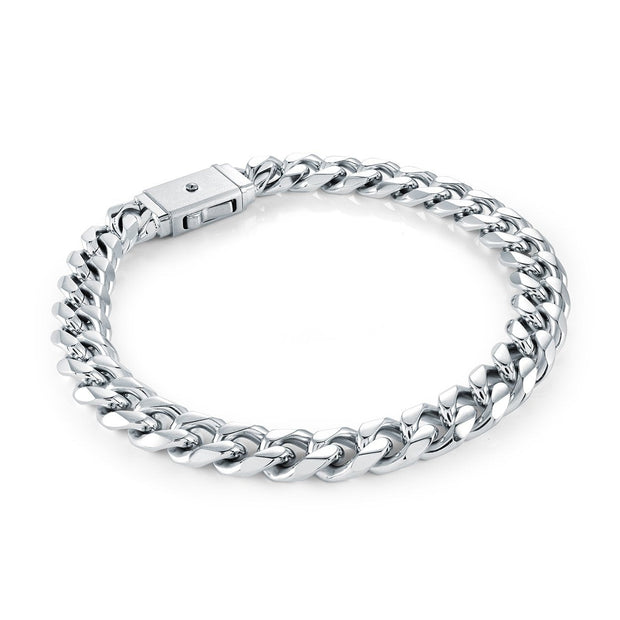 8mm Curb Chain Bracelet