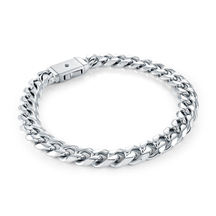 8mm Curb Chain Bracelet