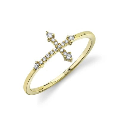 SHY CREATION – EAST WEST CROSS RING