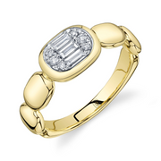 Shy Creation - 0.20Ct Diamond Baguette Ring
