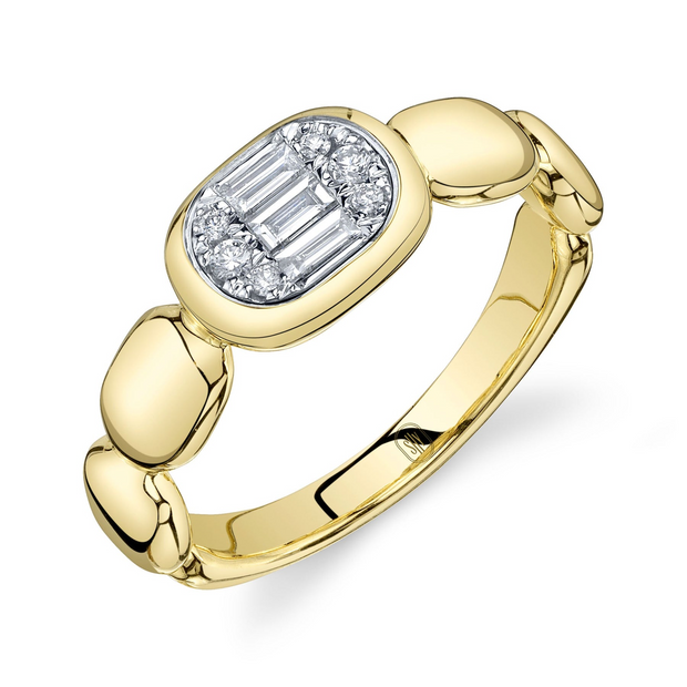 Shy Creation - 0.20Ct Diamond Baguette Ring