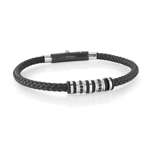 Black Leather Bracelet