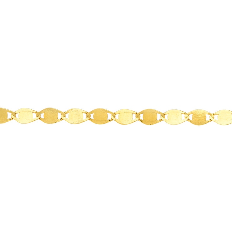 YELLOW GOLD VALENTINO ANKLET