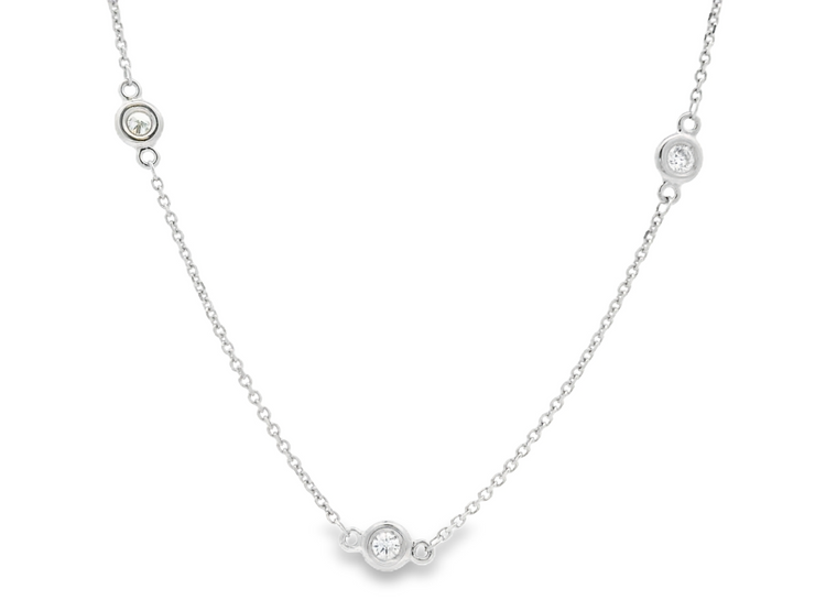 Diamonds by the Yard Necklace - 1/2 Ct