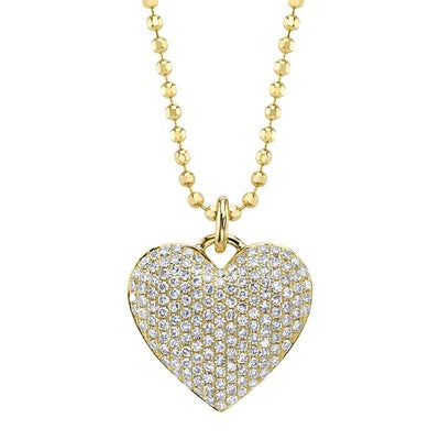 Shy Creation - Diamond Heart Pendant
