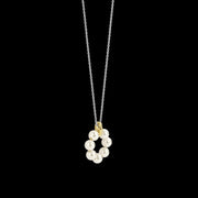 TI SENTO - PEARL CIRCLE NECKLACE