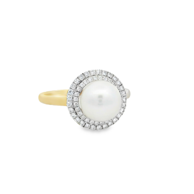 Pearl & Diamond Ring