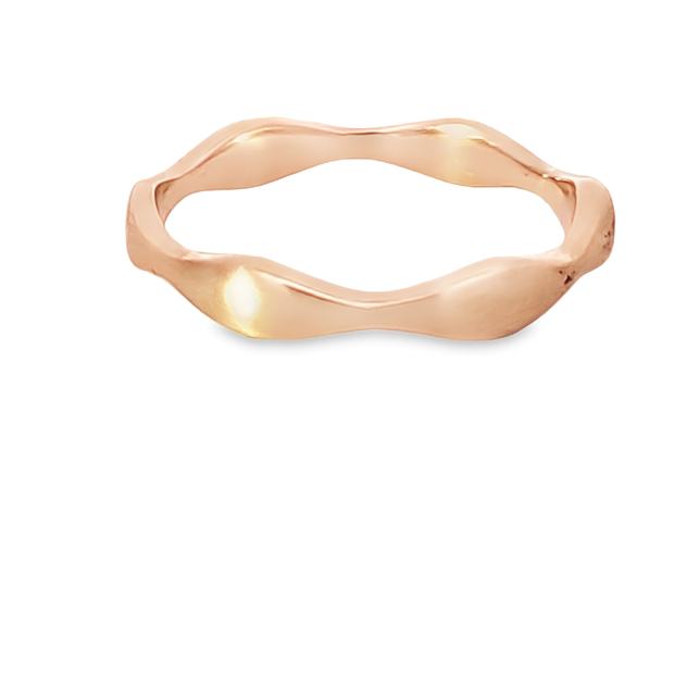 CURVY GOLD WEDDING BAND