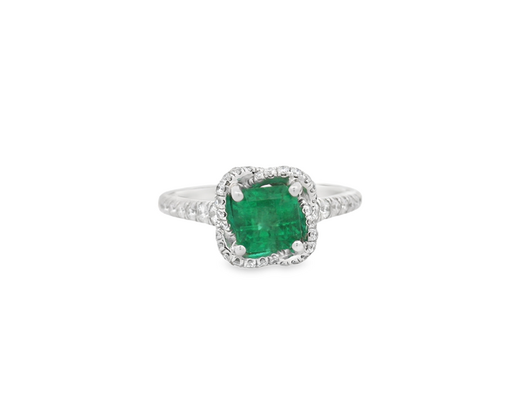 Emerald & Diamond Ring