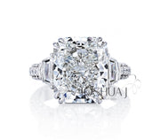 Diamond Engagement Ring - 9 Ct Radiant