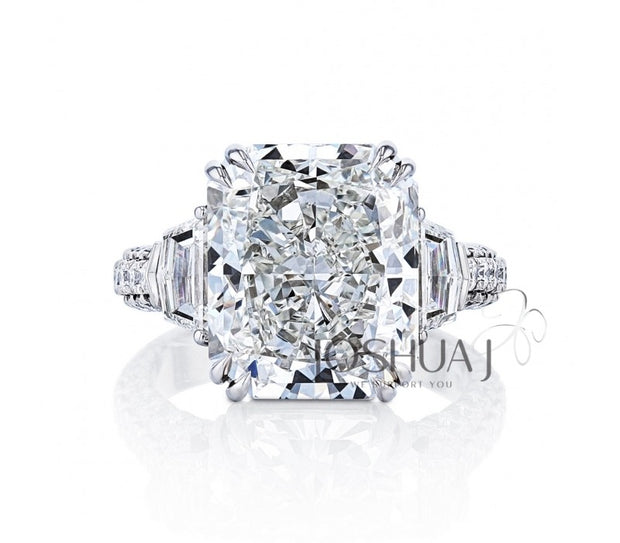 Diamond Engagement Ring - 9 Ct Radiant