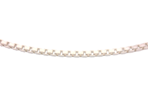 SILVER BOX CHAIN 18"