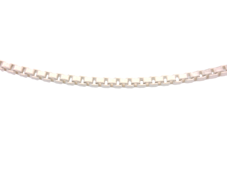 SILVER BOX CHAIN 18"