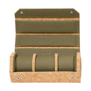 Wolf - Cortica Triple Hexagon Watch Roll With Capsule - Cork