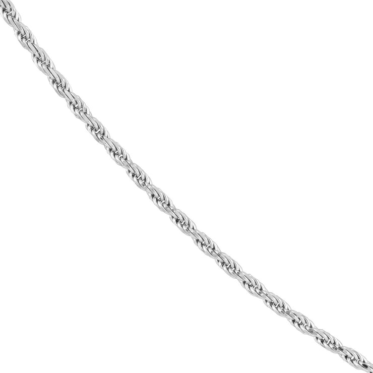 STERLING SILVER ROPE CHAIN 22"