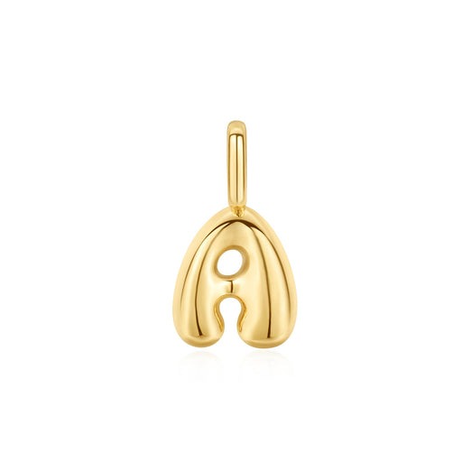 ANIA HAIE – BUBBLE INITIAL CHARM NECKLACE – “A”