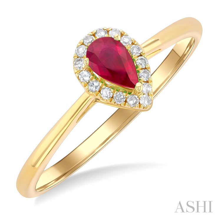 Ashi – Ruby & Diamond Ring