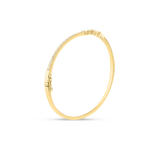Diamond Cluster Bangle